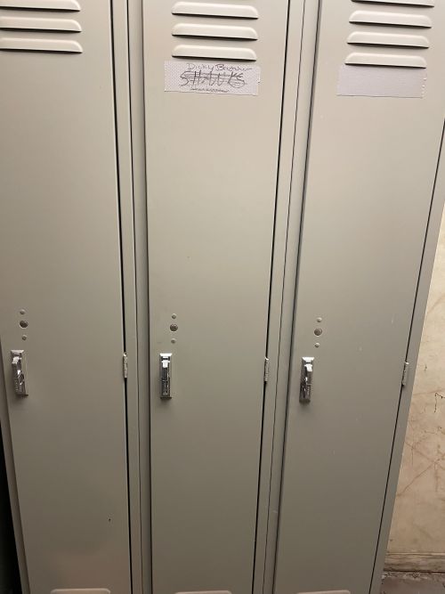 Four (4) Set of Three Lockers